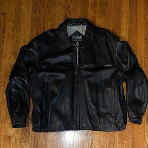 Black Leather Jacket for Men